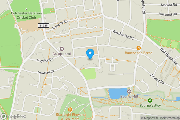 Map location for 39 Claudius Road, Colchester, CO2 7RR