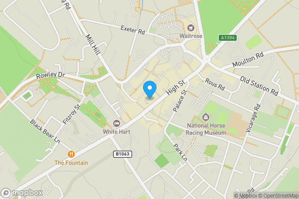 Map location for Tesco Express 84/86 High Street Newmarket Suffolk CB8 8JX