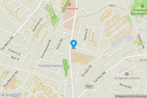 Map location for 4 Briarwood Avenue, Thorneywood, Nottingham, NG3 6JQ