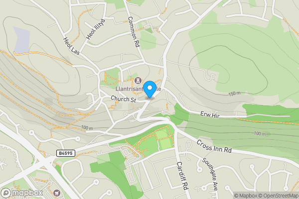 Map location for Bute Cottage, Llantrisant Road, Pontyclun, Mid Glamorgan, CF72 9DR