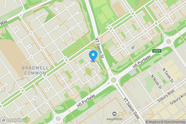 Map location for 21 Blackheath Crescent, Bradwell Common, Milton Keynes MK13 8AD