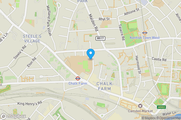 Map location for 11D Crogsland Road, Chalk Farm, London, NW1 8AY