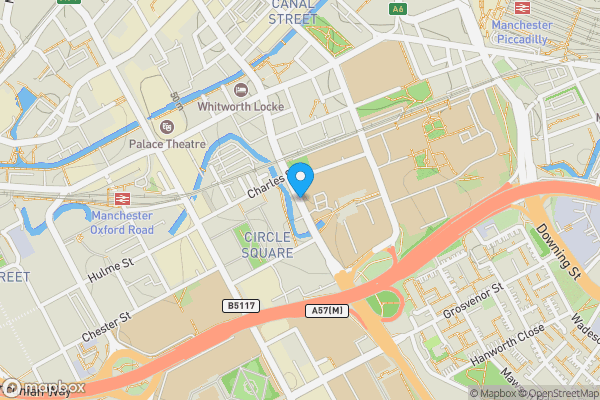 Map location for Princess Street, Manchester, Lancashire, M1 7AF