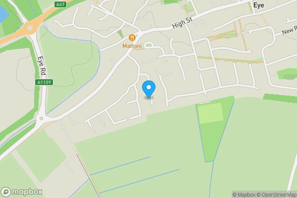 Map location for 18 Monks Drive Eye, Peterborough, Cambridgeshire, PE6 7WG