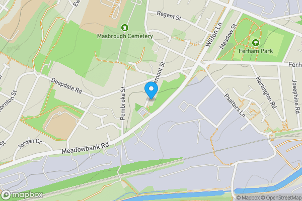 Map location for 105, Claremont Street, ROTHERHAM, South Yorkshire, S61 2LS