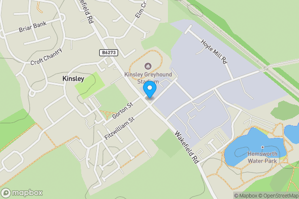 Map location for Former Kinsley Craft Workshop,  Wakefield Road, Kinsley, Pontefract, West Yorkshire, WF9 5EH
