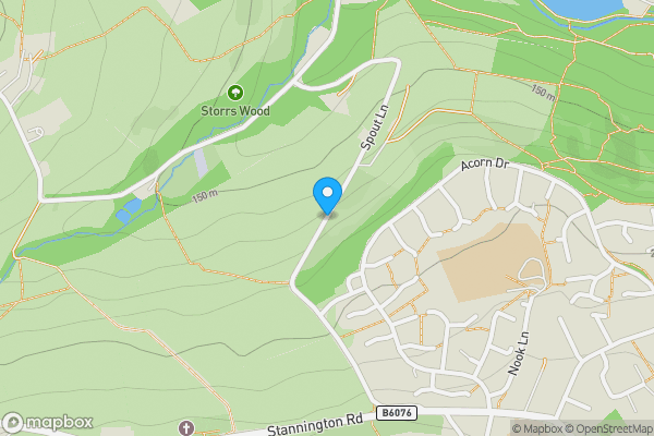 Map location for Spout House, Spout Lane, Stannington, Sheffield, South Yorkshire, S6 6EF