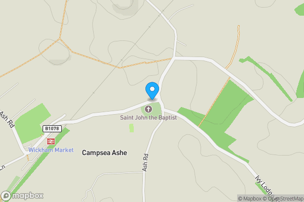 Map location for Blackstock Cottage, Blackstock Crossing, Campsea Ashe, Woodbridge, Suffolk IP13 0QL