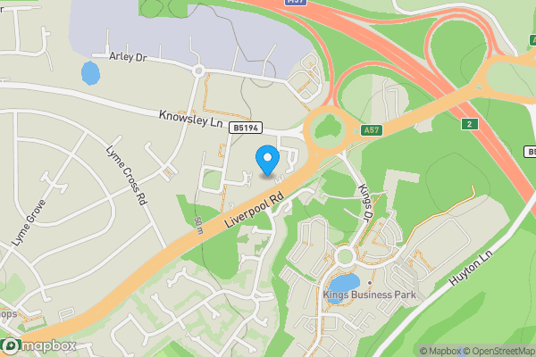 Map location for 2 Old Eagle &amp; Child Cottages, Liverpool Road, Liverpool, Merseyside, L36 8HS L36 8HS