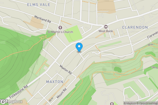 Map location for Shakespeare Road, Dover, CT17 9QW