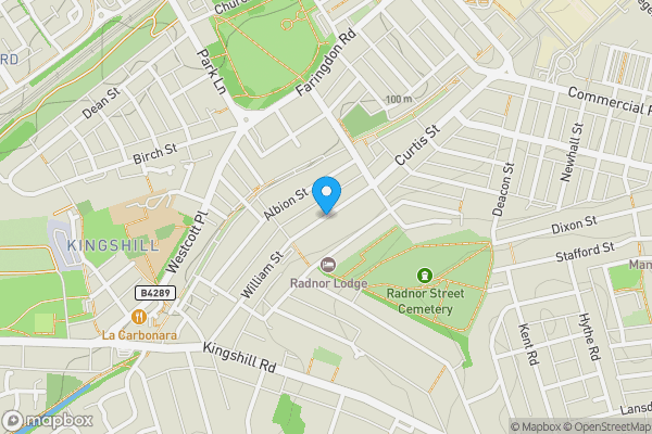 Map location for William Street, SWINDON, Wiltshire, SN1 5LB