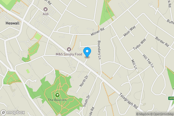 Map location for Land And Garage At Briar Drive, Heswall, CH60 5RN