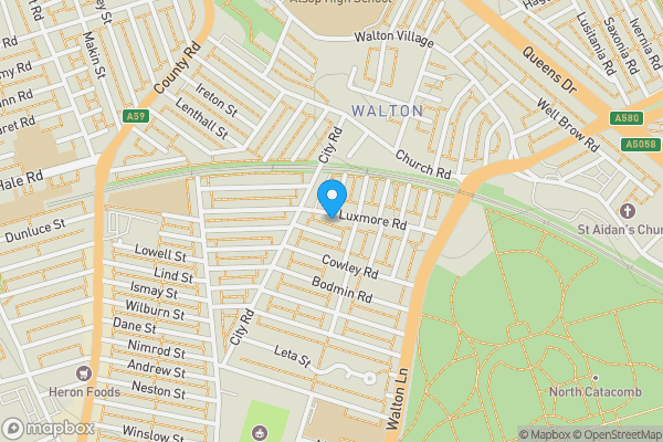 Map location for 16 Luxmore Road, Liverpool L4 5TQ