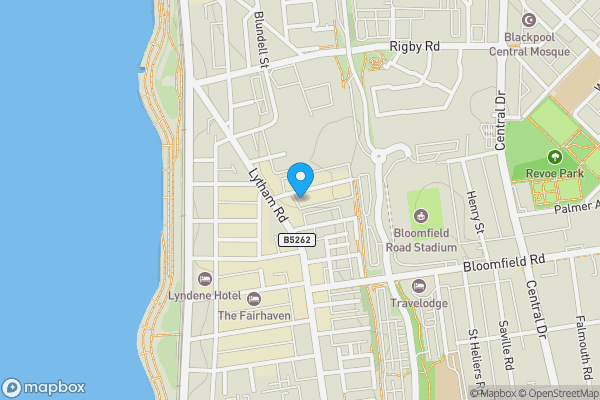 Map location for 3 Lonsdale Road, Blackpool, Lancashire, FY1 6EE