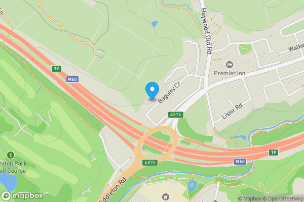 Map location for 55 Baguley Crescent, Middleton, Manchester, Greater Manchester M24 4QT