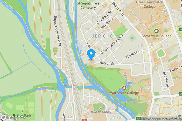 Map location for Great Clarendon Street, Oxford, Oxfordshire, OX2 6AX