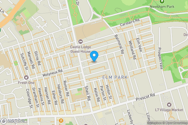 Map location for Flat 6, 7 Swiss Road, Liverpool, Merseyside L6 3AT