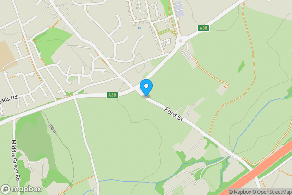 Map location for Ford Street, Wellington, Somerset, TA21