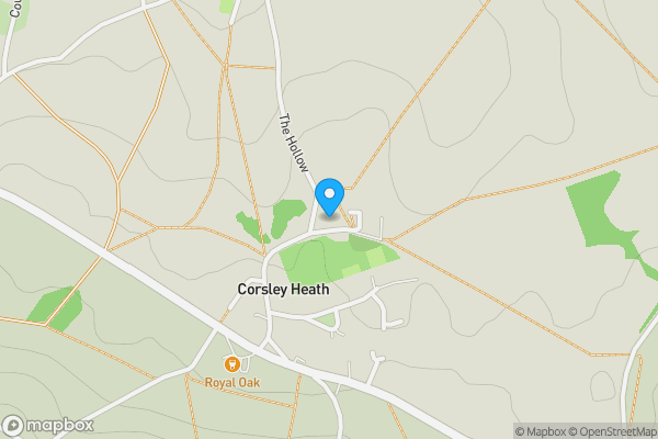 Map location for 9, Heathway, Warminster, Corsley, BA12 7PJ