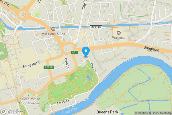 Map location for Foregate Street, Chester, Cheshire, CH1 1HJ