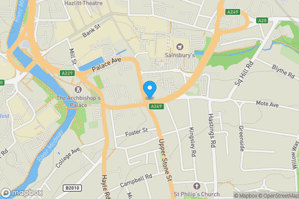 Map location for Flat 10, Miller Heights, 43-51 Lower Stone Street, MAIDSTONE, Kent, ME15 6LN