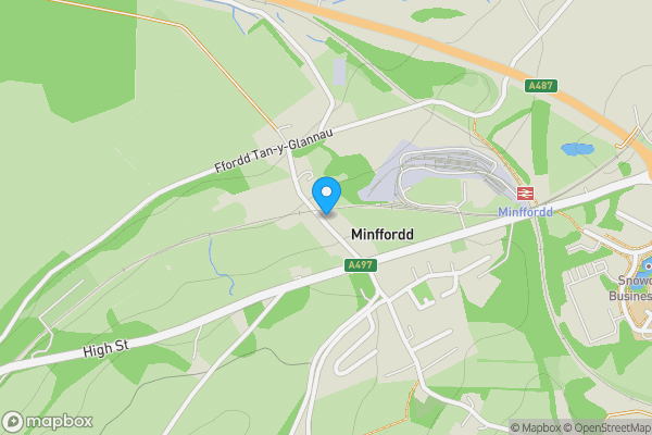Map location for PENRHYNDEUDRAETH, Gwynedd, LL48 6HN