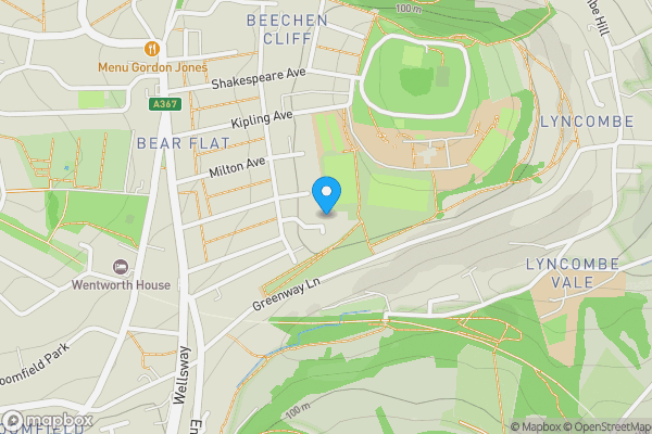 Map location for 16 Greenway Court Greenway Court, Chaucer Road, Bath, Somerset, BA2 4SY