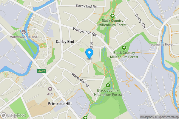 Map location for 29 Gill Street, Dudley, West Midlands, DY2 9LQ
