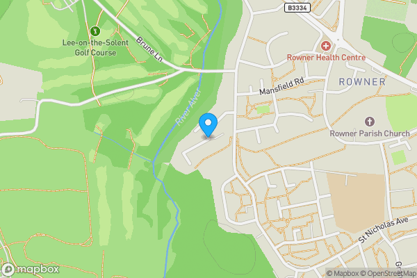 Map location for homer close, rowner, gosport. auction