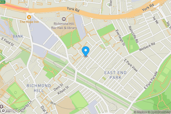 Map location for 21 Ascot Terrace, Leeds, West Yorkshire LS9 9JB