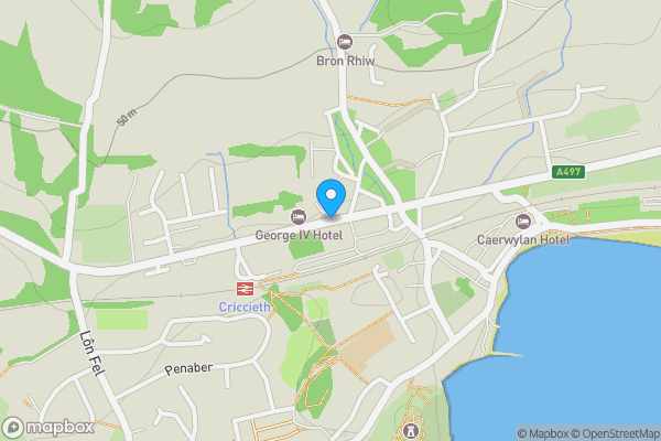 Map location for High Street, CRICCIETH, Gwynedd, LL52 0BS