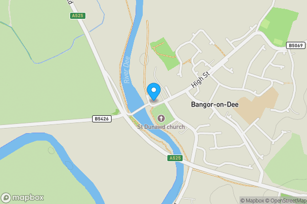 Map location for Royal Oak, High Street, Bangor-On-Dee, Wrexham, Wrexham LL13 0BU