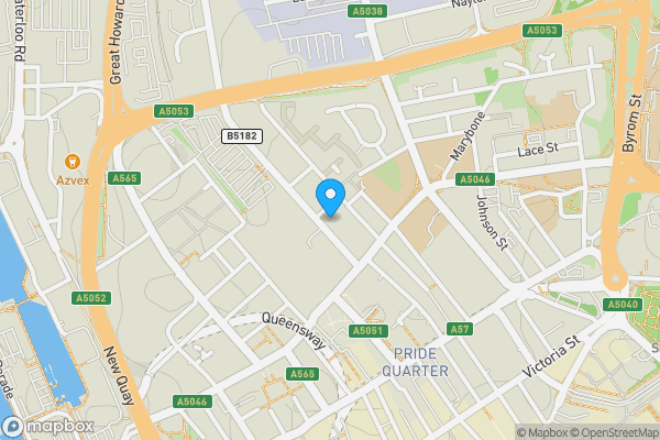 Map location for Apartment 17 26 Pall Mall, Liverpool, L3 6AE
