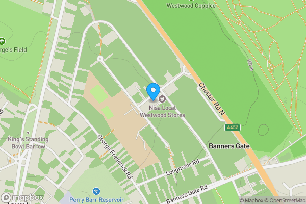 Map location for Flat 14, Westwood Court, 69 Westwood Road, Sutton Coldfield, West Midlands B73 6UP