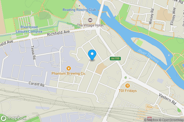 Map location for 94-98 Addison Road, Reading, RG1 8EG