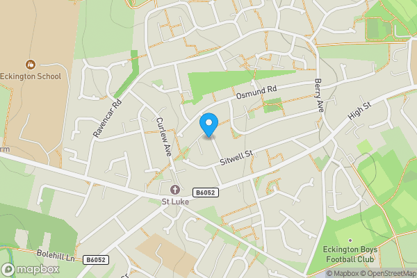 Map location for 25 Billam Street Eckington, Sheffield, South Yorkshire, S21 4AS