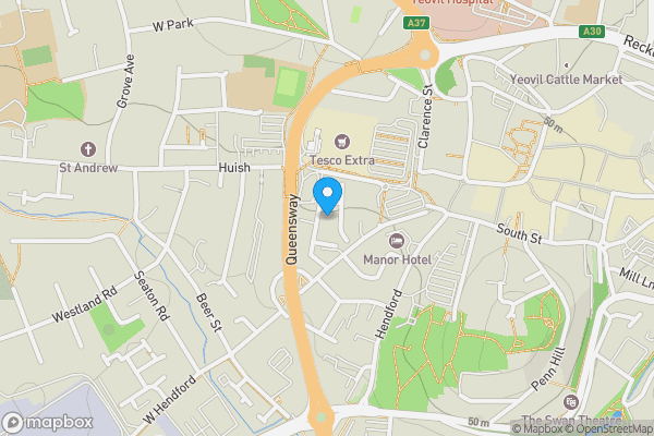 Map location for 61 Wellington Flats Salthouse Lane, Yeovil, Somerset, BA20 1TY