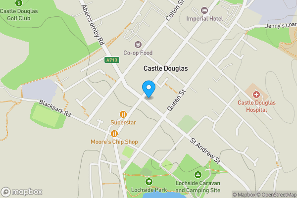 Map location for 193 King Street, Former Hotel, Castle Douglas, DG7 1DZ