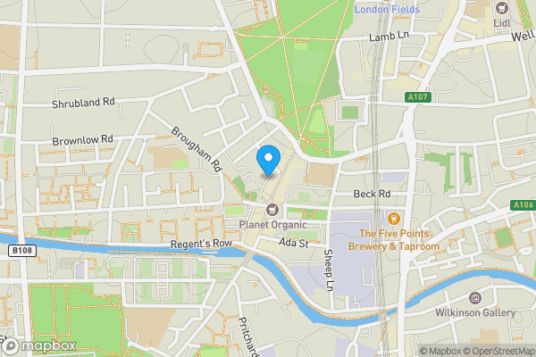 Map location for 59 Welshpool House, Welshpool Street, Hackney, London, E8 4PE
