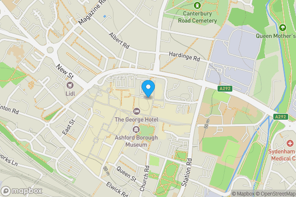 Map location for Park Street, Ashford, Kent, TN24 8DF