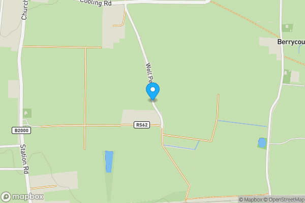 Map location for Reginald Lodge, Well Penn Road, Cliffe, Rochester, Kent, ME3 7SD