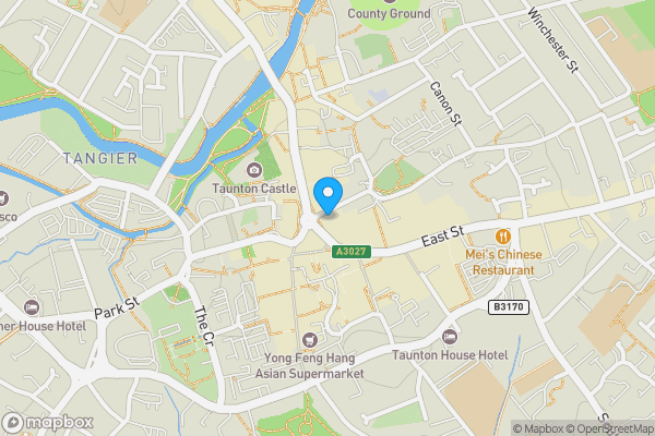 Map location for 33 Fore Street, Taunton, Somerset, TA1 1HR