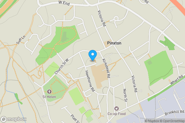 Map location for 7 Kirkstead Close Pinxton, Nottingham, Nottinghamshire, NG16 6PG