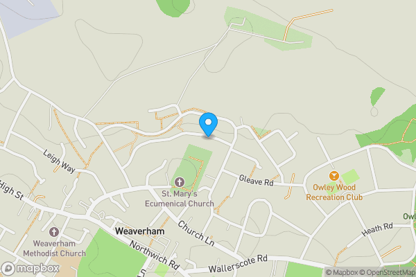 Map location for Weaver View, Weaverham, Northwich, Weaverham, Cheshire, CW8