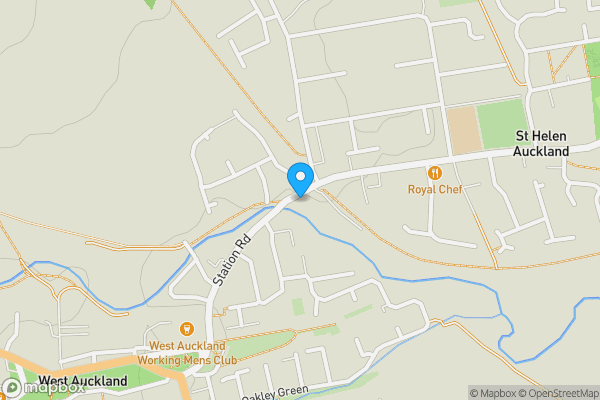 Map location for 64 Station Road, St. Helen Auckland, Bishop Auckland, County Durham, DL14 9EX