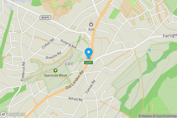 Map location for 476 Old London Road, Hastings, East Sussex, TN35 5BG