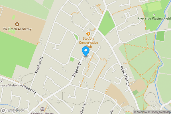 Map location for One Stop, 66-68 Regent Street Stotfold Nr Hitchin Hertfordshire SG5 4DX