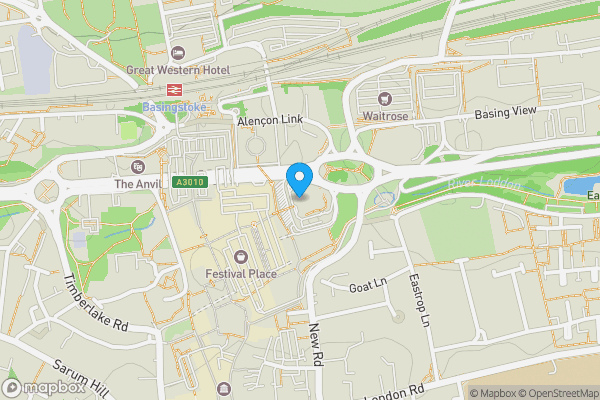 Map location for Flat 820, Churchill Place, Churchill Way, Basingstoke RG21 7AA
