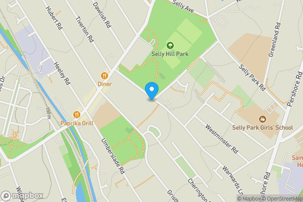 Map location for 247 Warwards Lane, Birmingham, West Midlands, B29 7QR