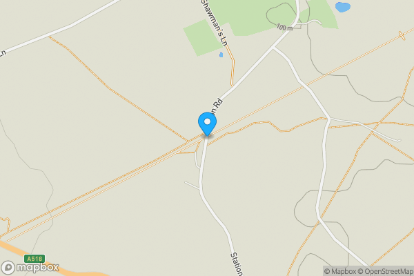 Map location for Land off Station Road, Station Road, Haughton, Stafford, ST18 9HF